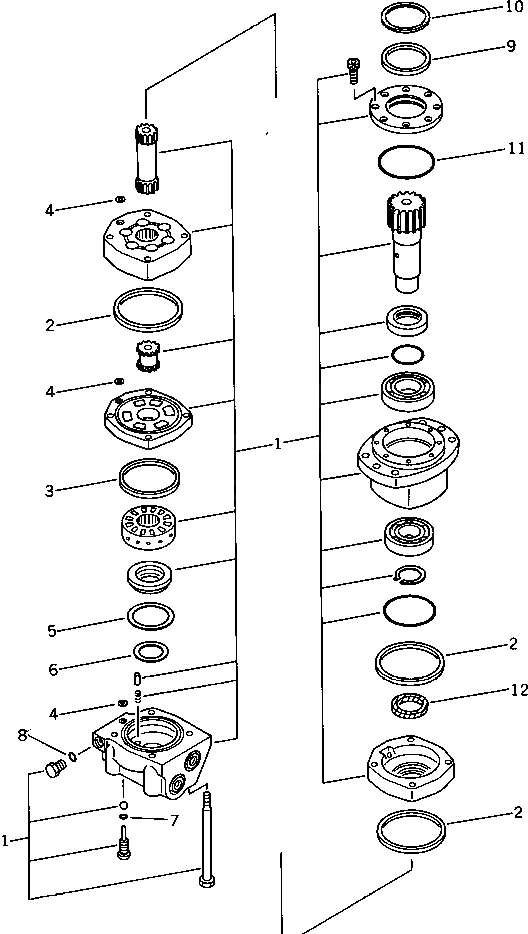 Кольцо уплотнительное (O-Ring) 20N-60-16210  Komatsu