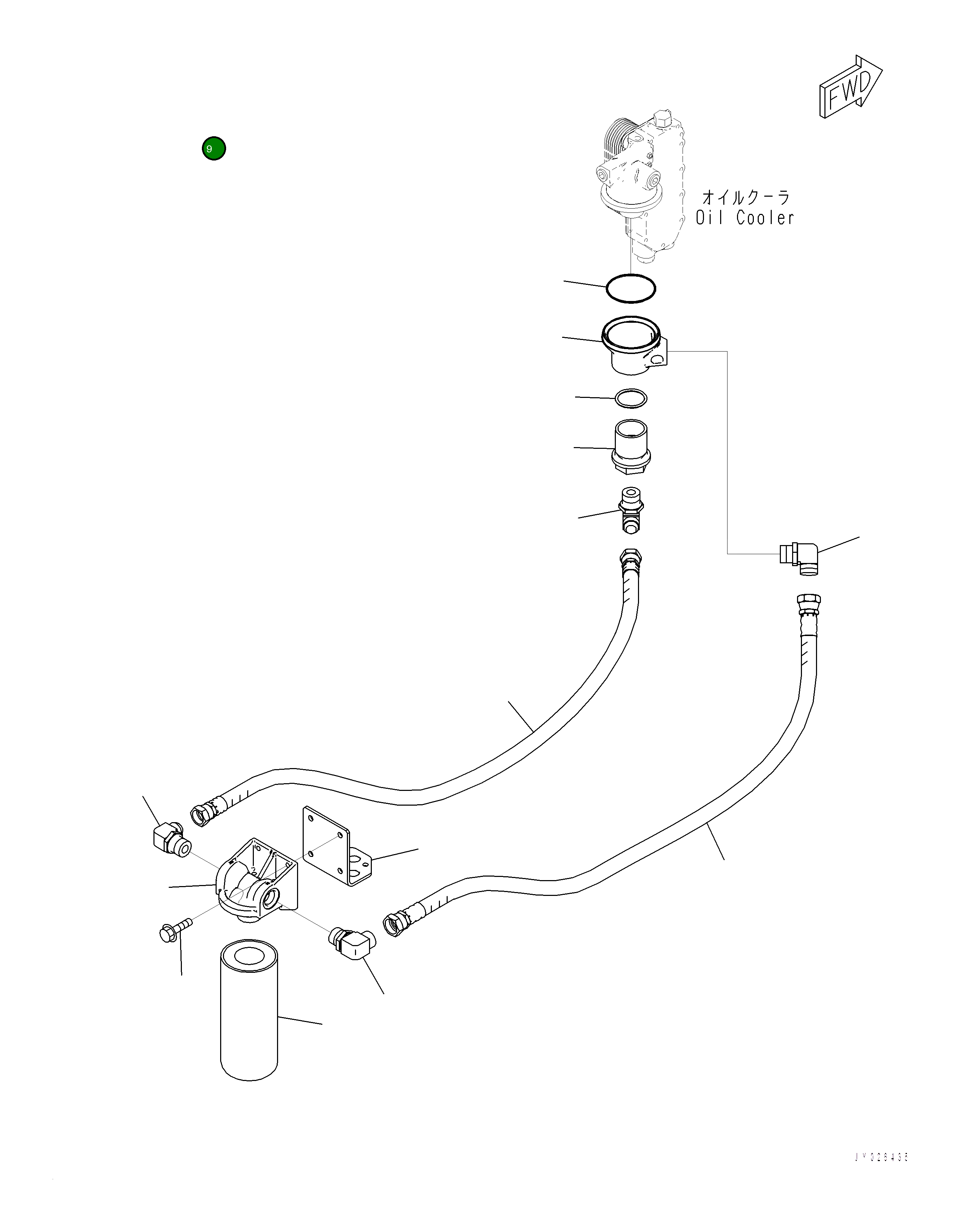 Крышка 6731-51-6281  Komatsu