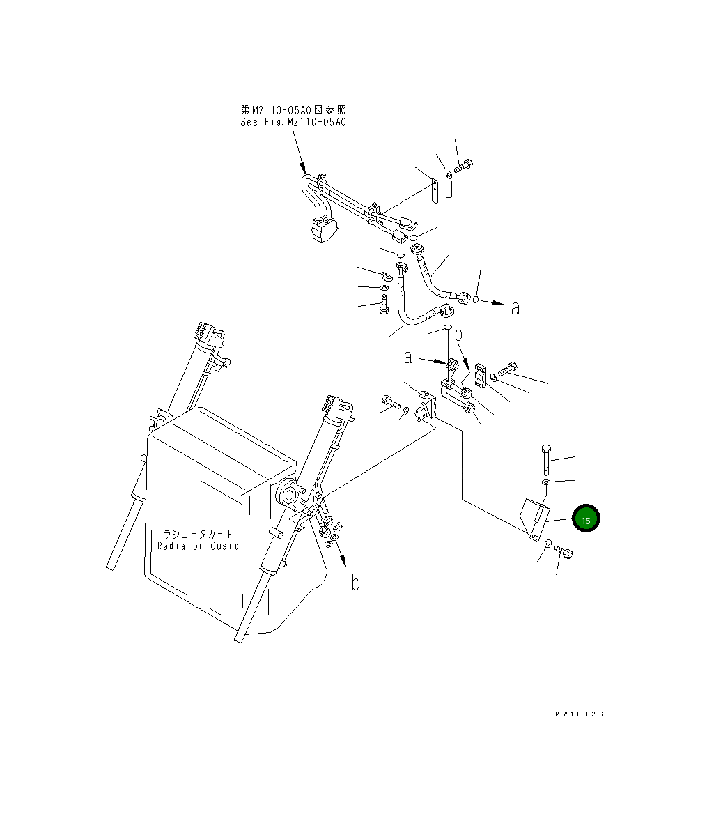 Крышка 17M-61-22681 Komatsu