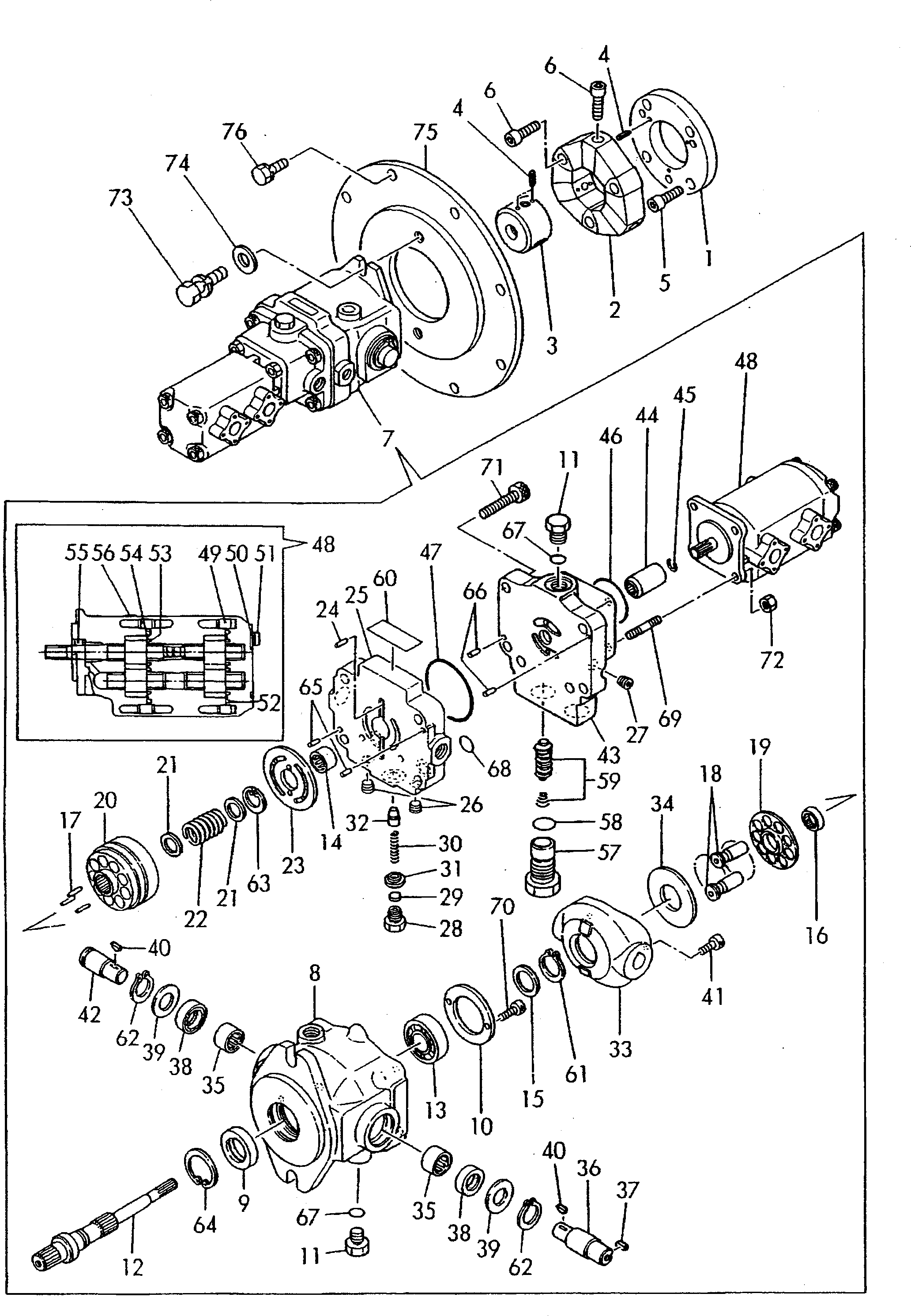Болт YM26216-080162 Komatsu
