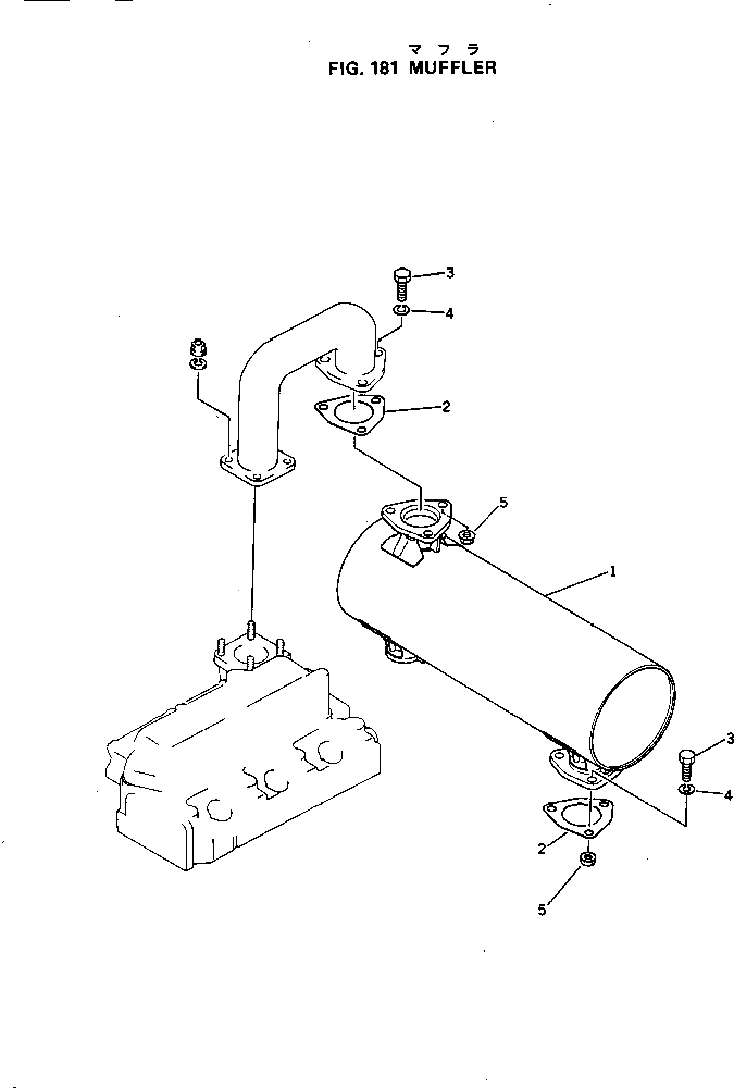 Болт YM26116-100302  Komatsu