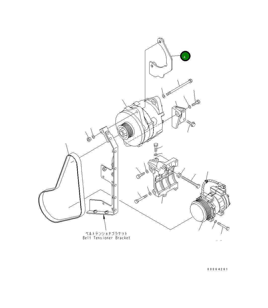Крышка 6245-81-6590  Komatsu