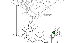 Крышка 20Y-54-75540 Komatsu