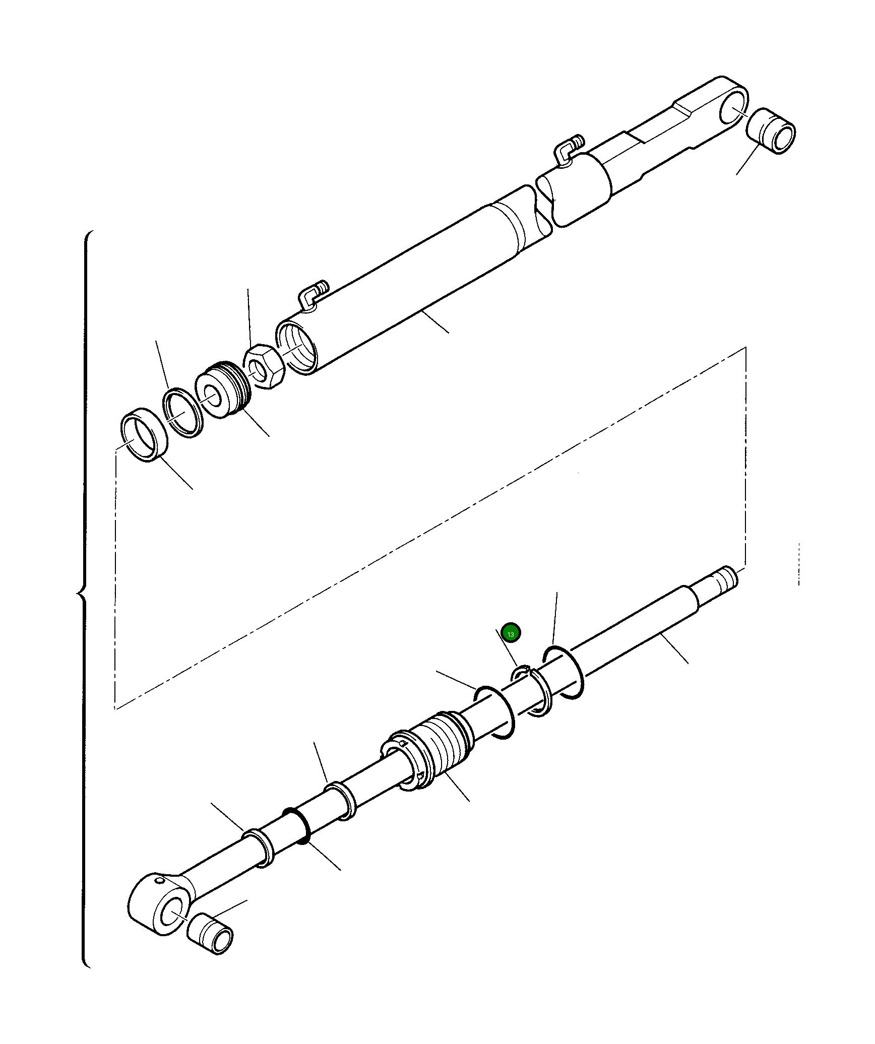 Кольцо 855080335 Komatsu