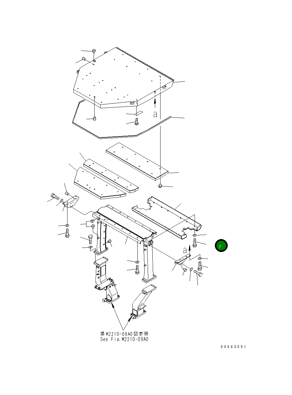 Болт 01010-D0845 Komatsu