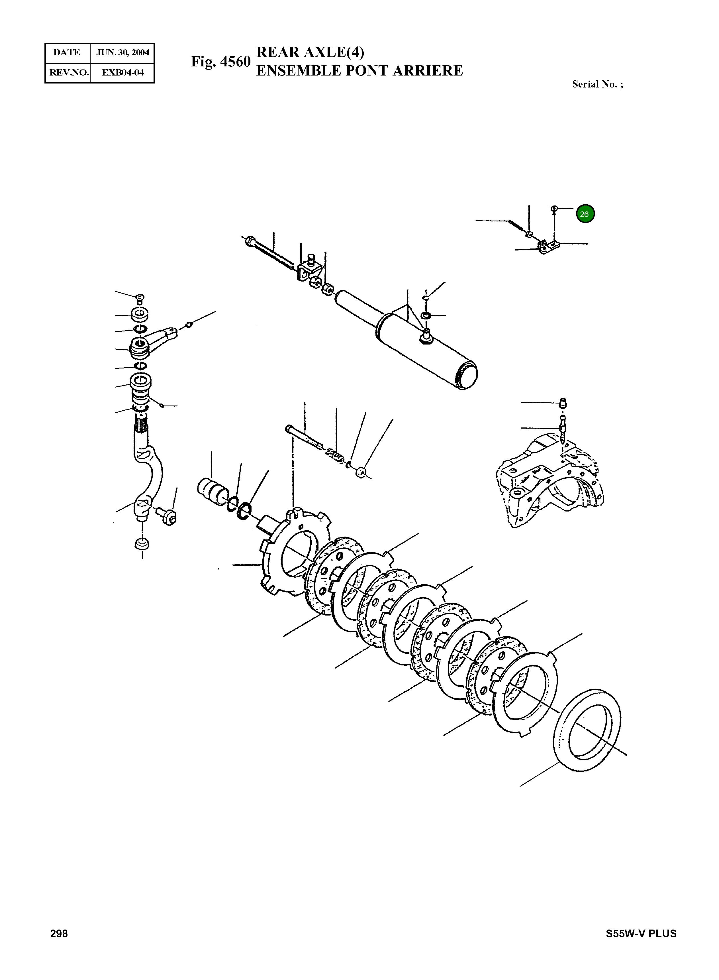 Болт 016.06.2600  Komatsu