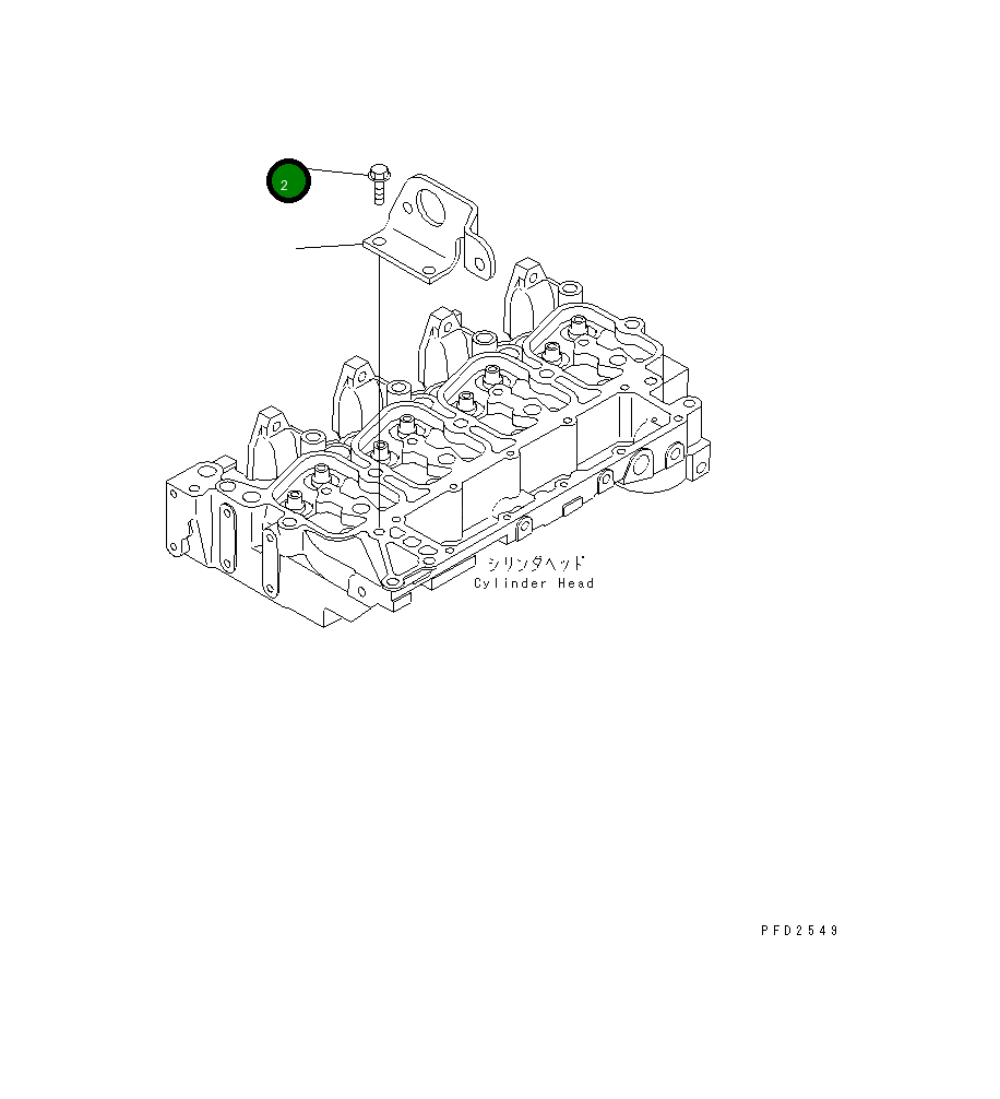 Болт 01435-01050 Komatsu
