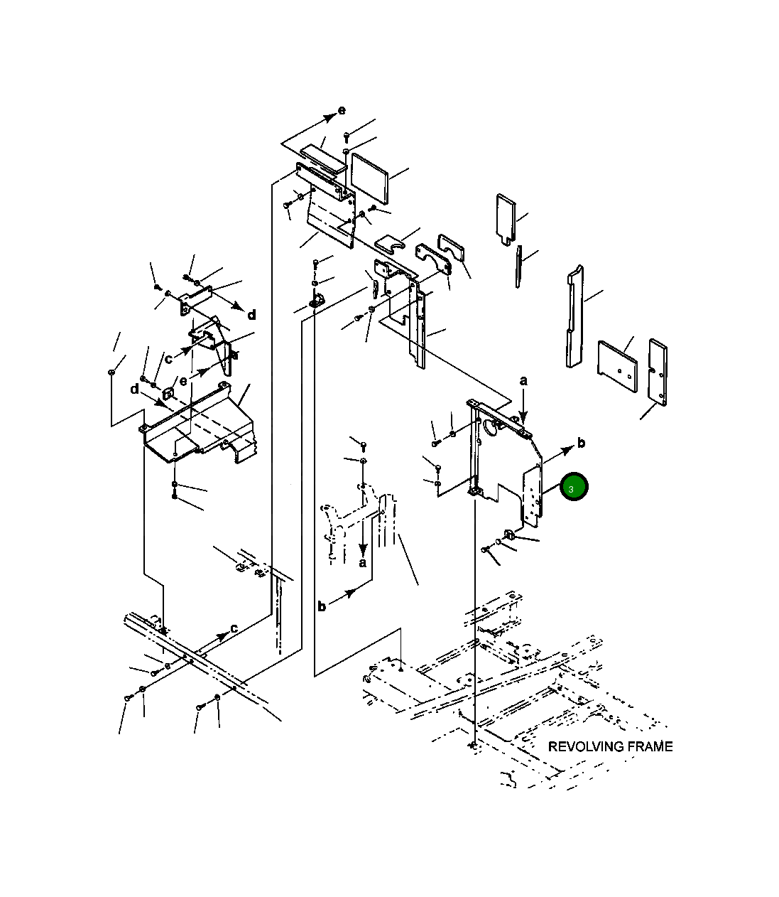 Крышка 206-54-A1231 Komatsu