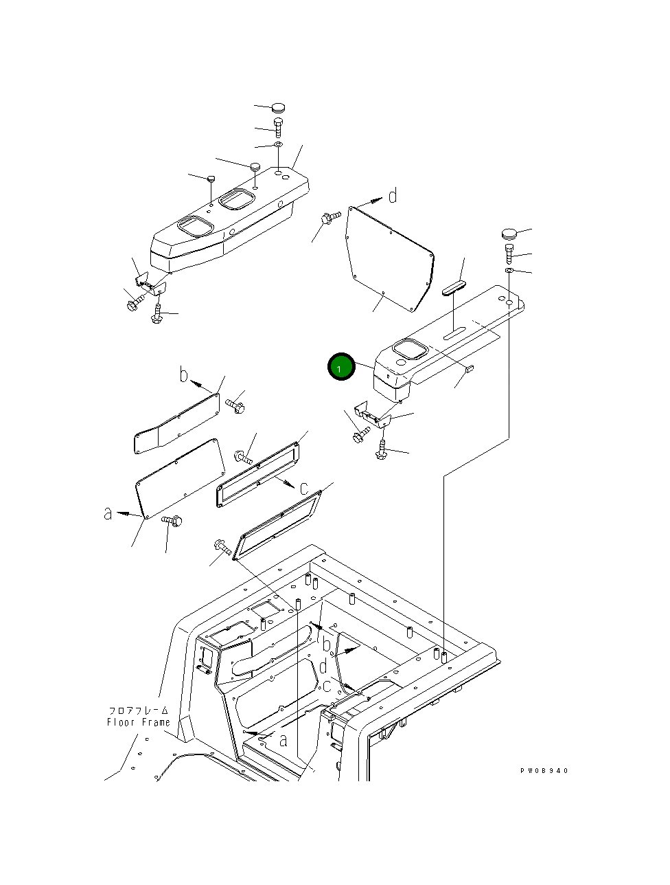 Крышка 14X-54-26610 Komatsu