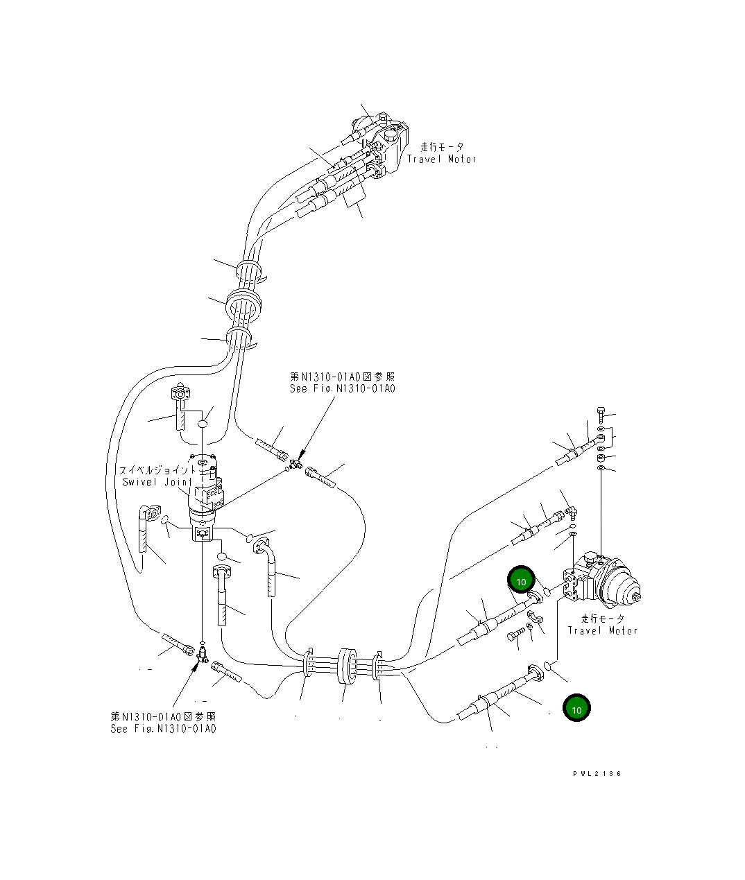 Кольцо уплотнительное (O-Ring) 20G-62-K2521 Komatsu