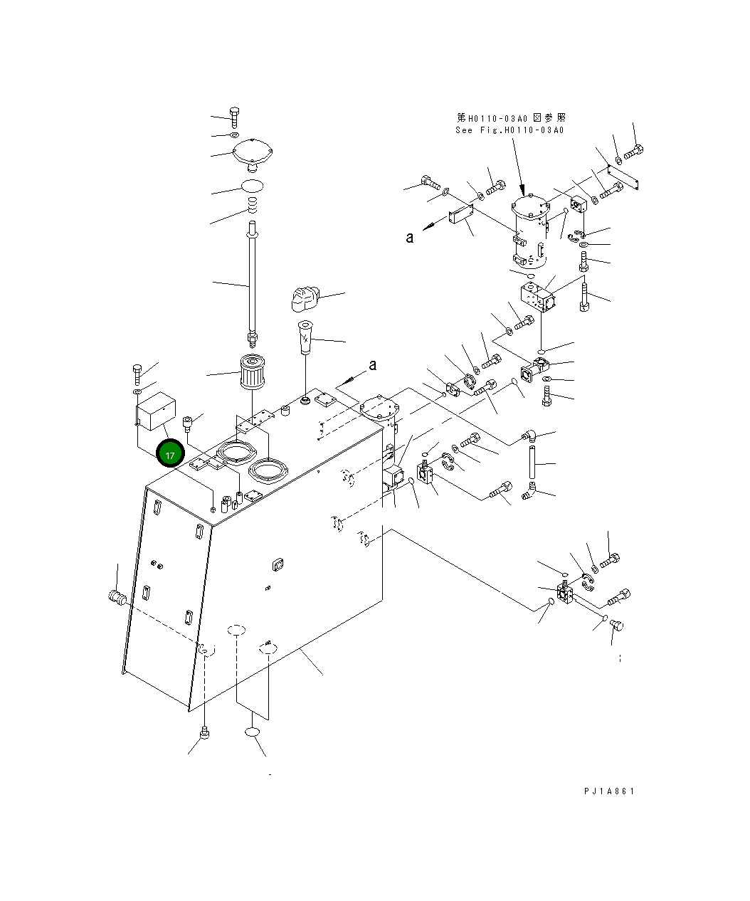 Крышка 21T-60-71220 Komatsu