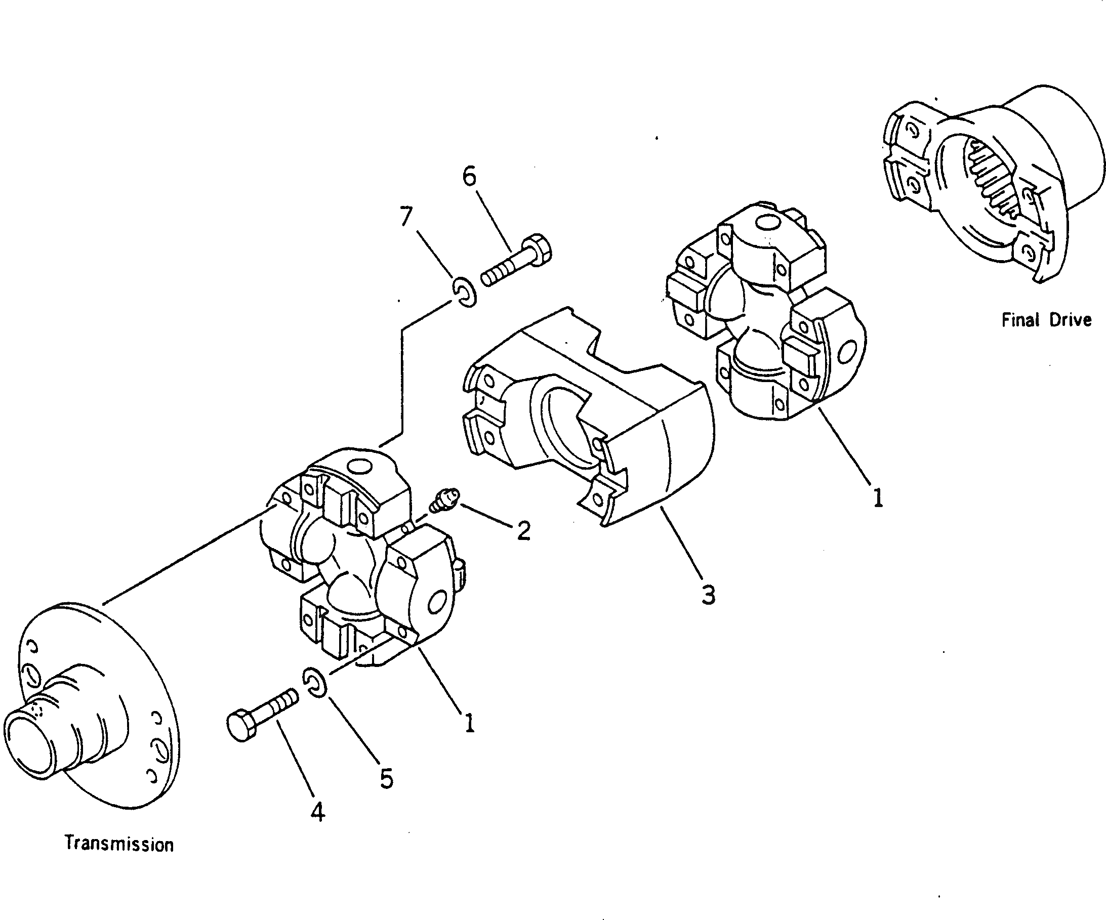 Болт 232-20-54130 Komatsu