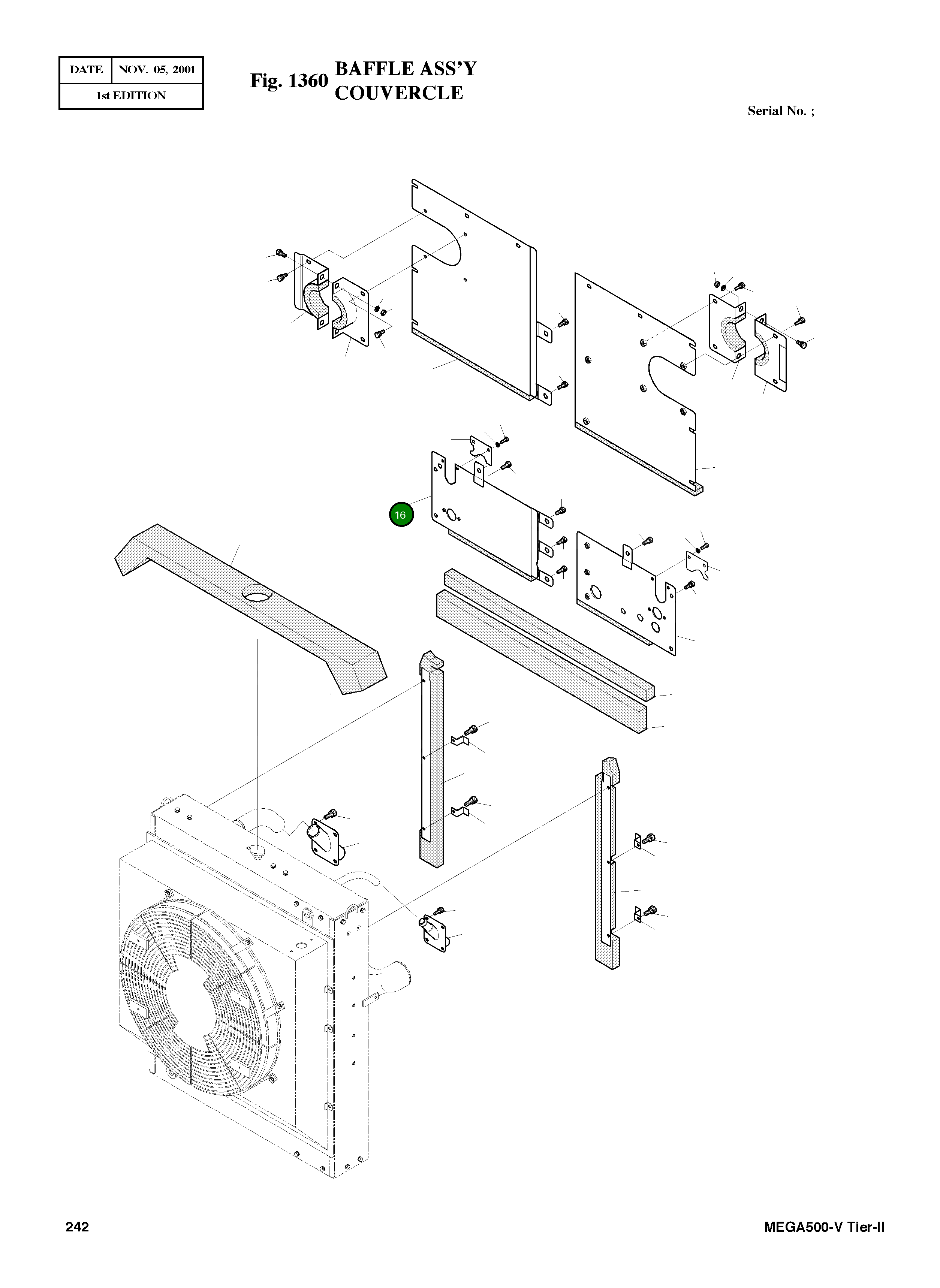Крышка 621-01731B Komatsu