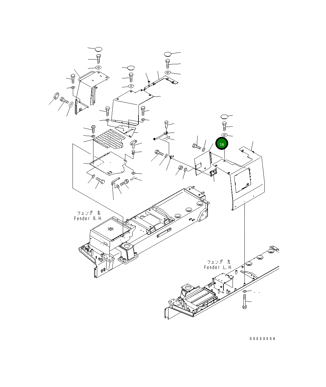 Крышка 198-54-77470 Komatsu