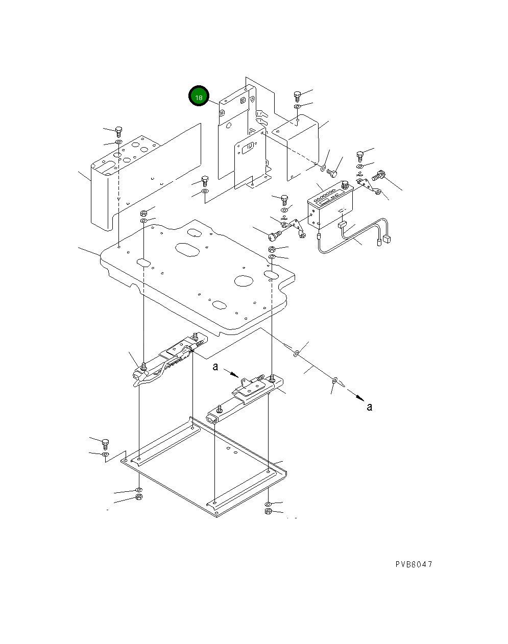 Крышка 20Y-43-22710 Komatsu