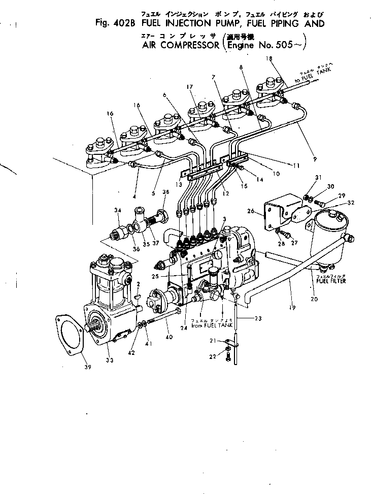Болт 01000-40870 Komatsu