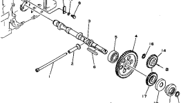 Вал KT14911-6226-3 Komatsu
