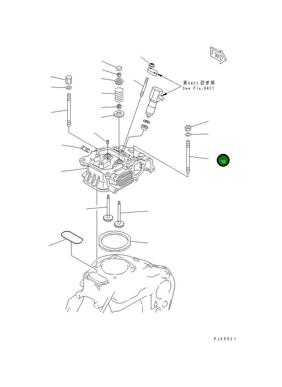 Болт YM114650-01230 Komatsu