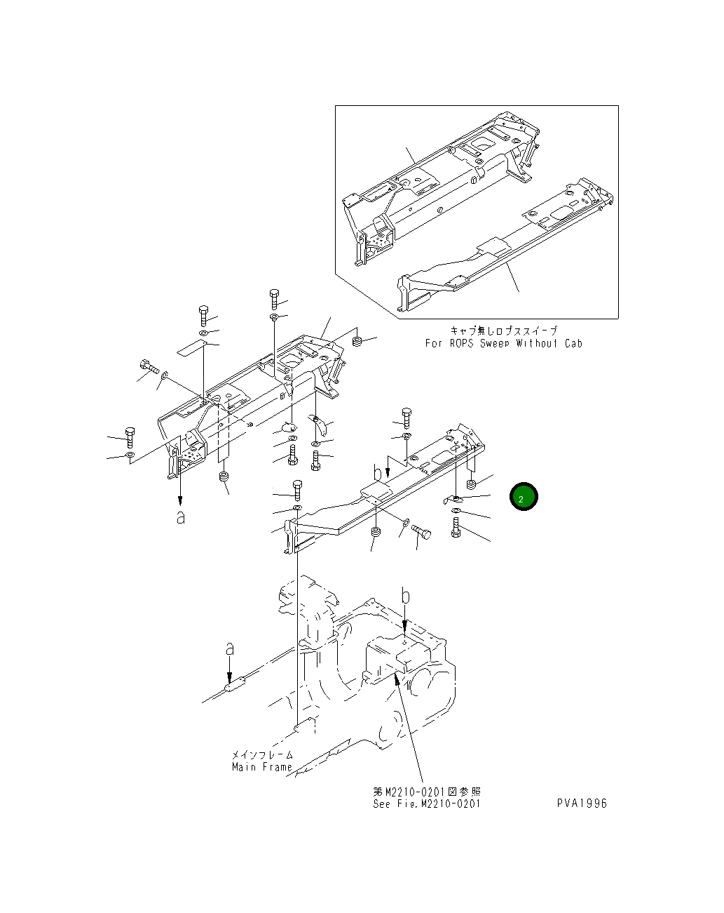 Крышка 14X-54-13151 Komatsu
