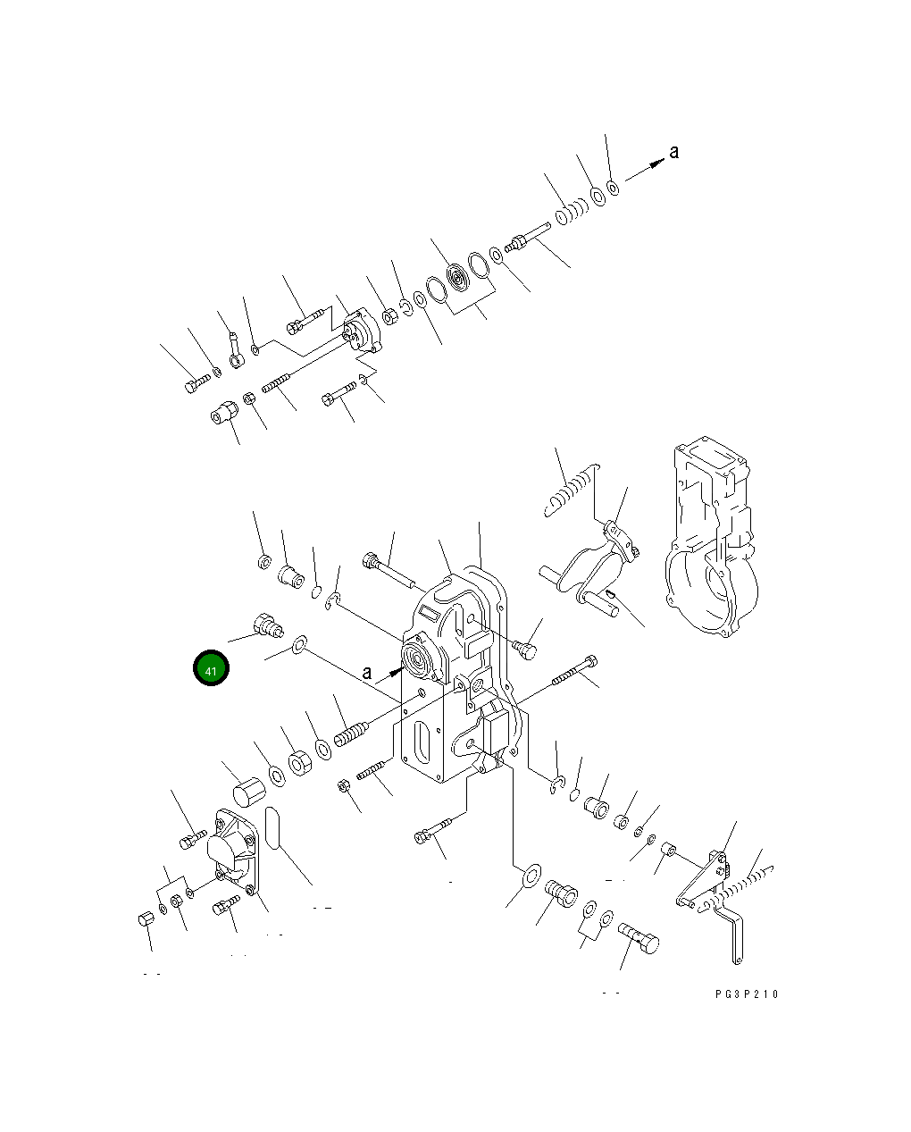 Болт DK154401-2100 Komatsu