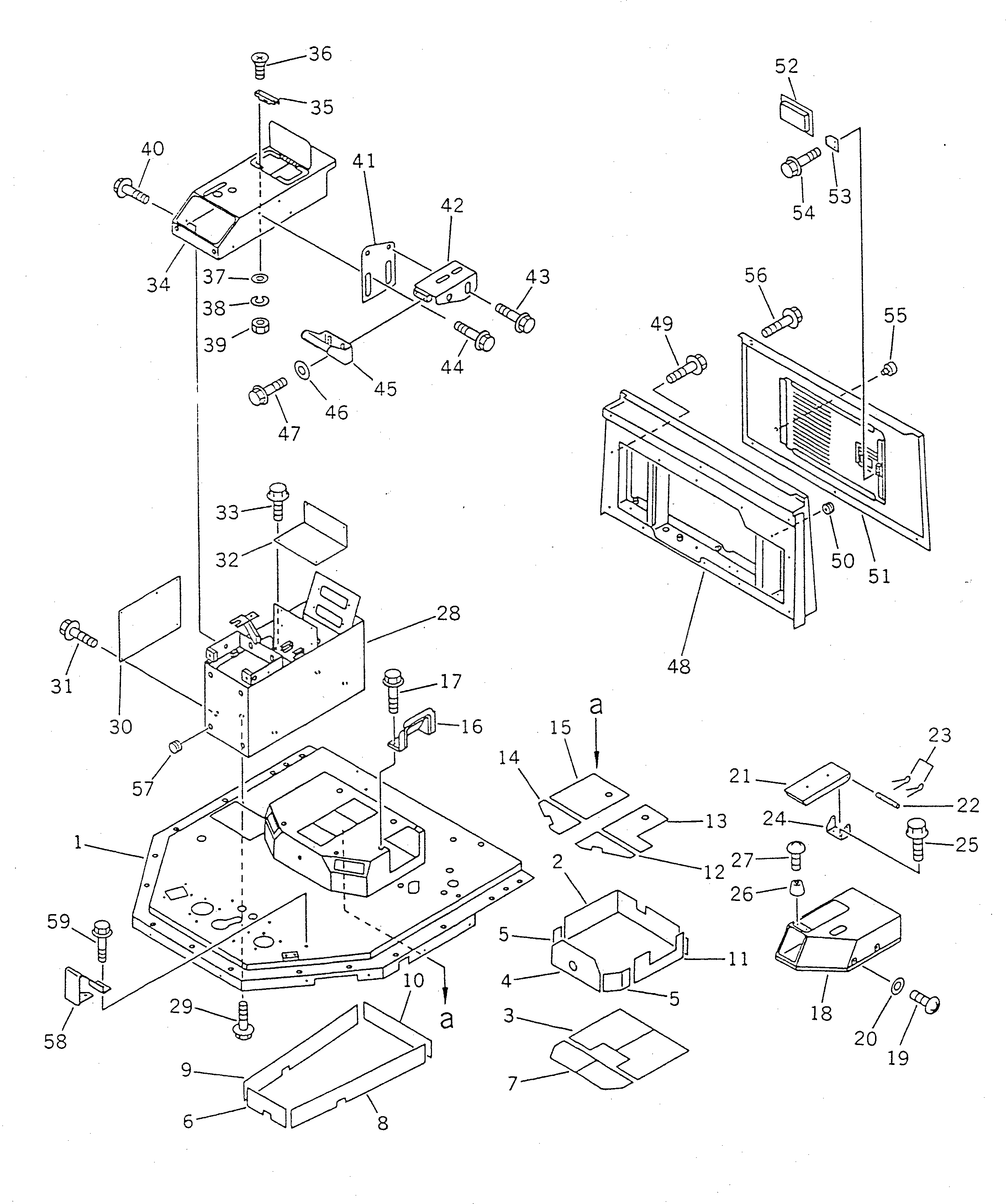 Болт 01435-50820 Komatsu