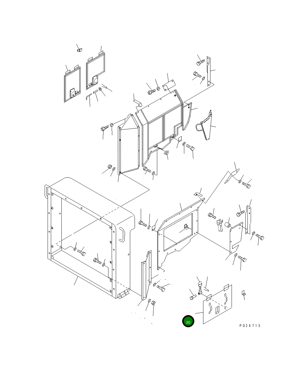 Крышка 561-89-64450 Komatsu