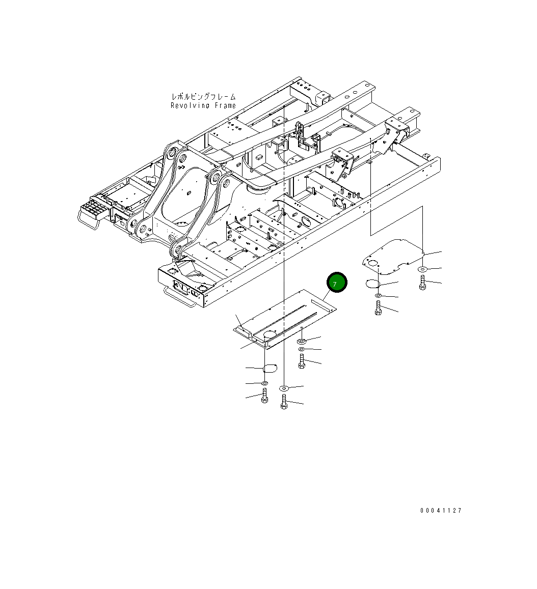 Крышка 209-54-41760 Komatsu