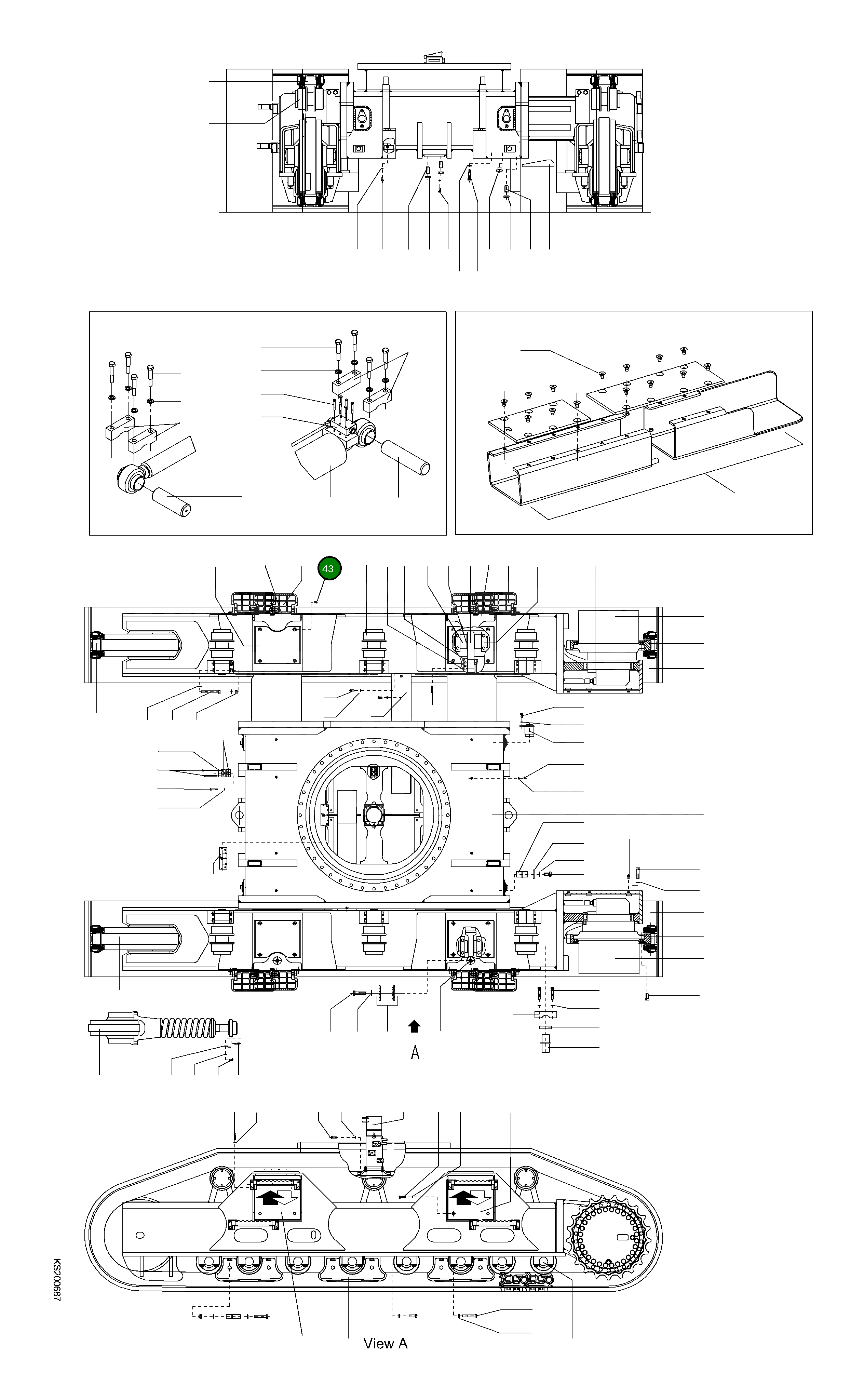 Болт 208-30-KB670 Komatsu