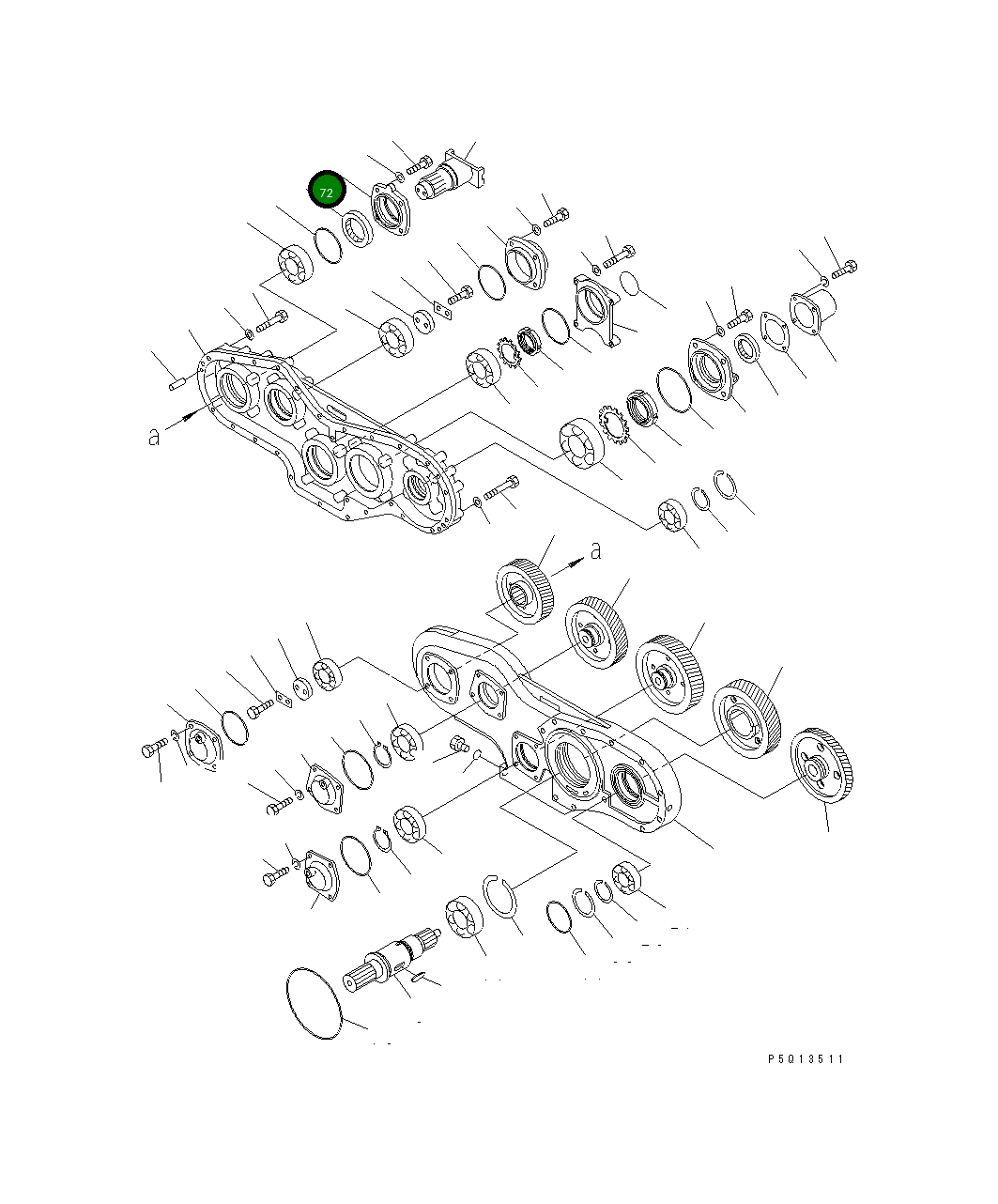 Крышка 196-38-11240 Komatsu