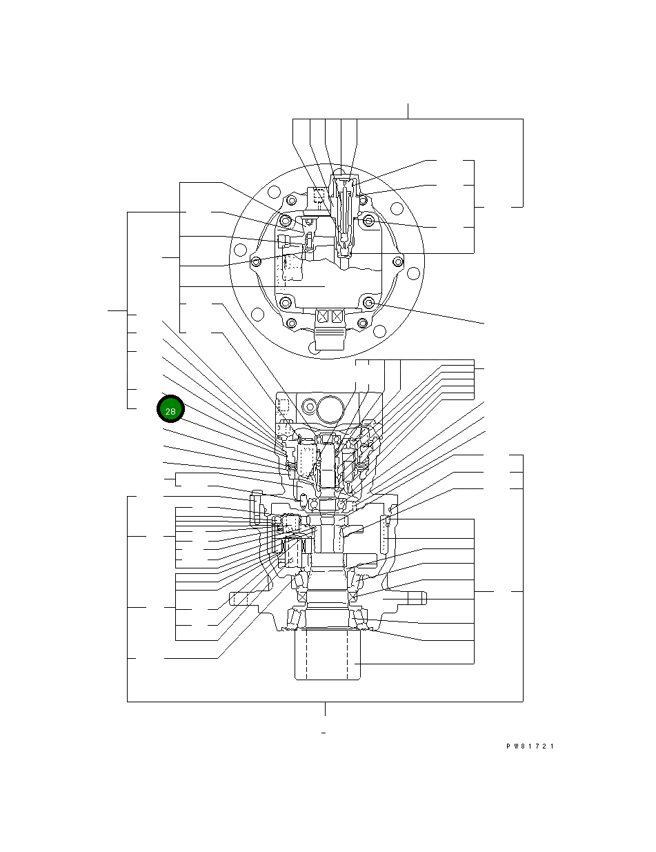 Кольцо уплотнительное (O-Ring) YM24325-001000  Komatsu