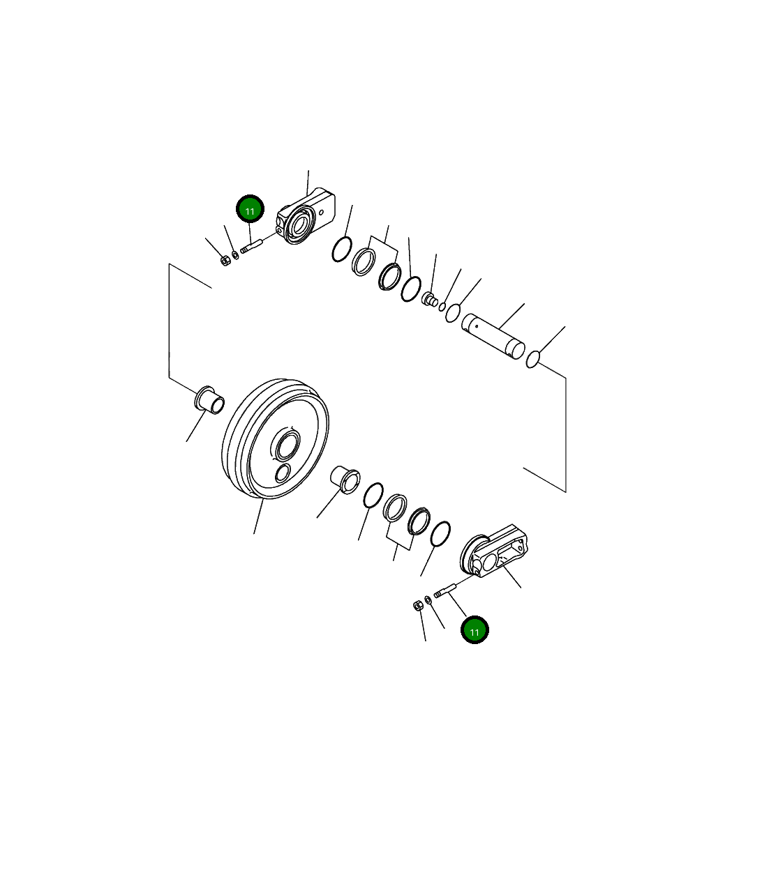 Болт 208-30-68250 Komatsu