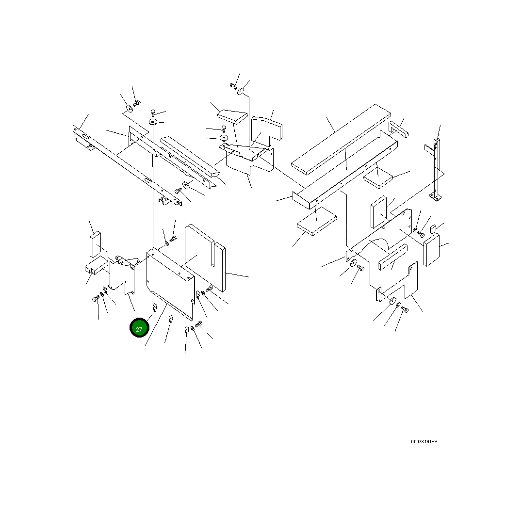 Крышка 208-54-72170  Komatsu