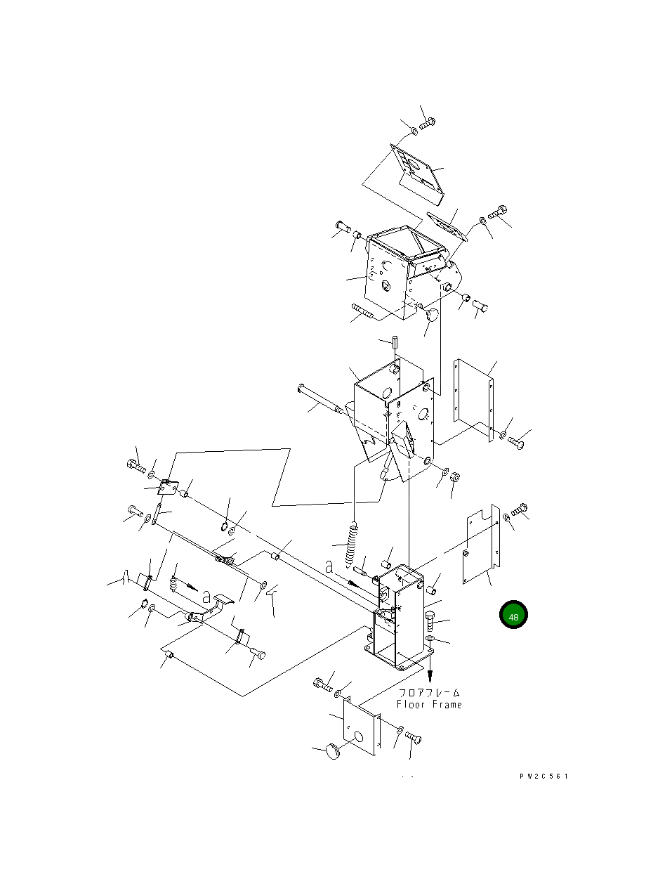 Крышка 234-43-53170 Komatsu