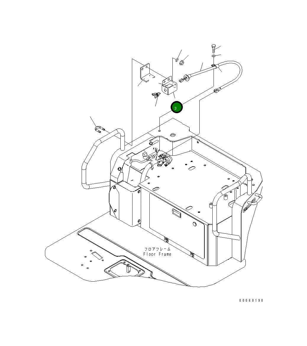 Крышка 22M-54-27131  Komatsu