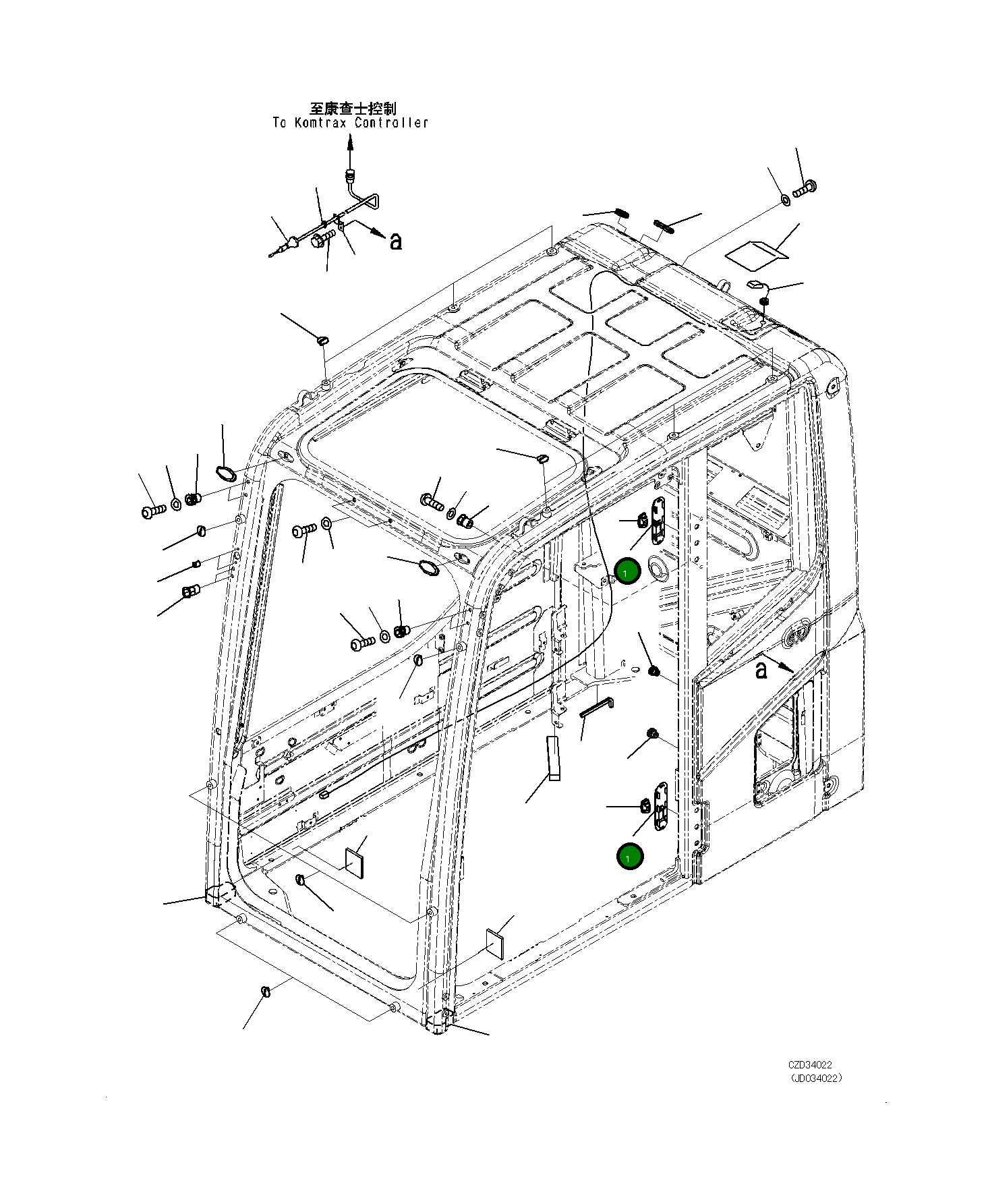 Крышка 209-54-44170 Komatsu