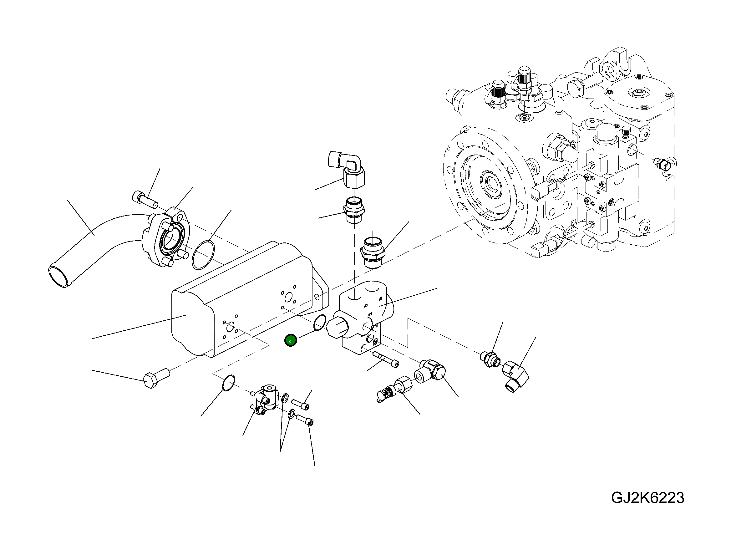 Кольцо уплотнительное (O-Ring) 42T-09-H3170 Komatsu