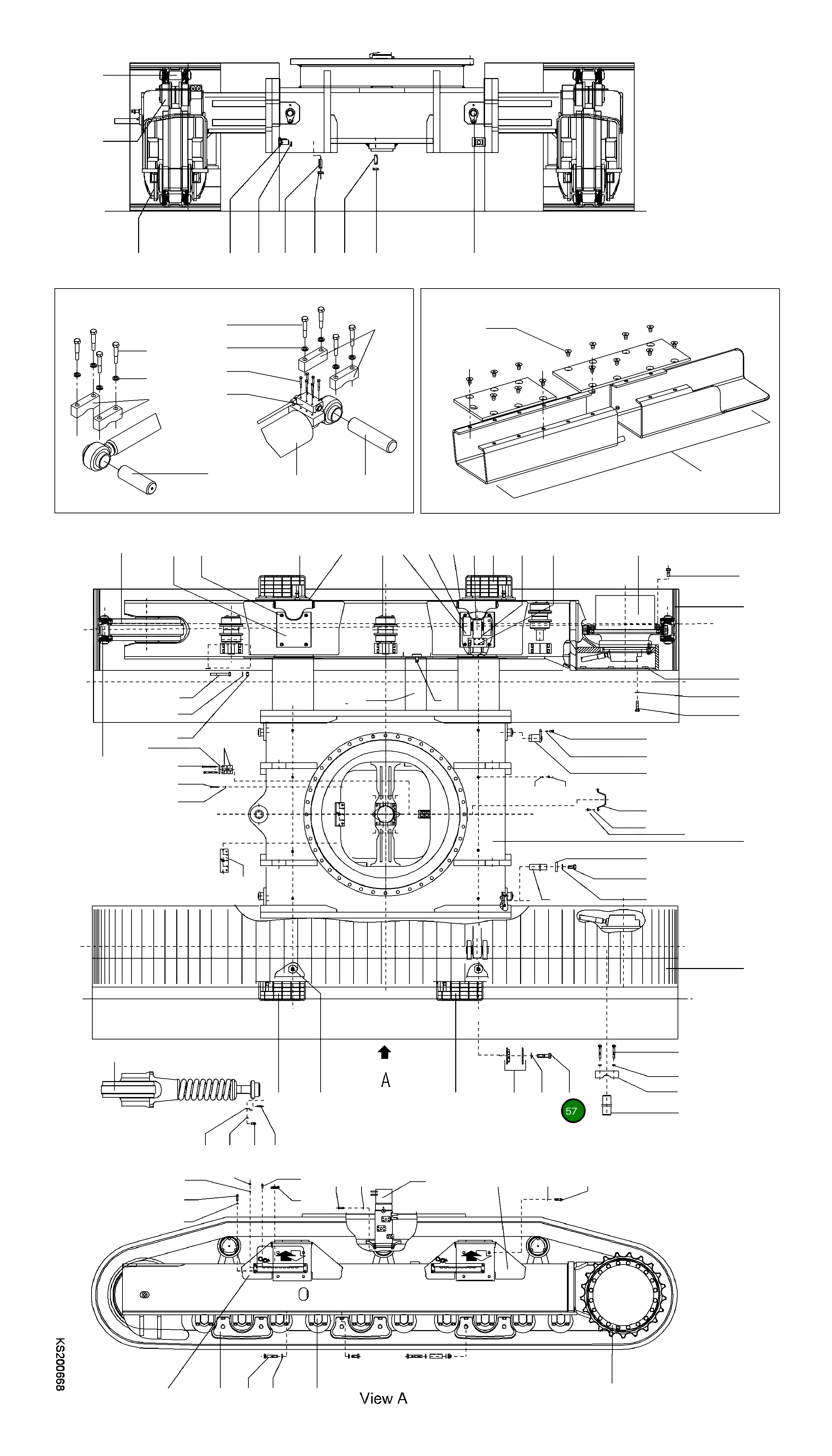 Болт 207-30-KC390 Komatsu