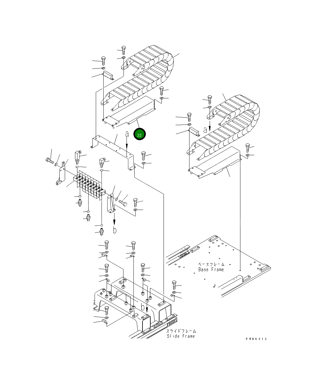 Крышка 20Y-54-24470 Komatsu