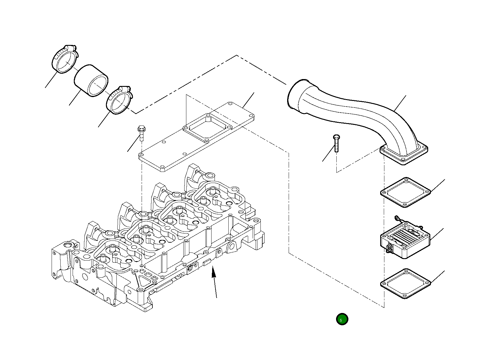 Болт EA4895294 Komatsu