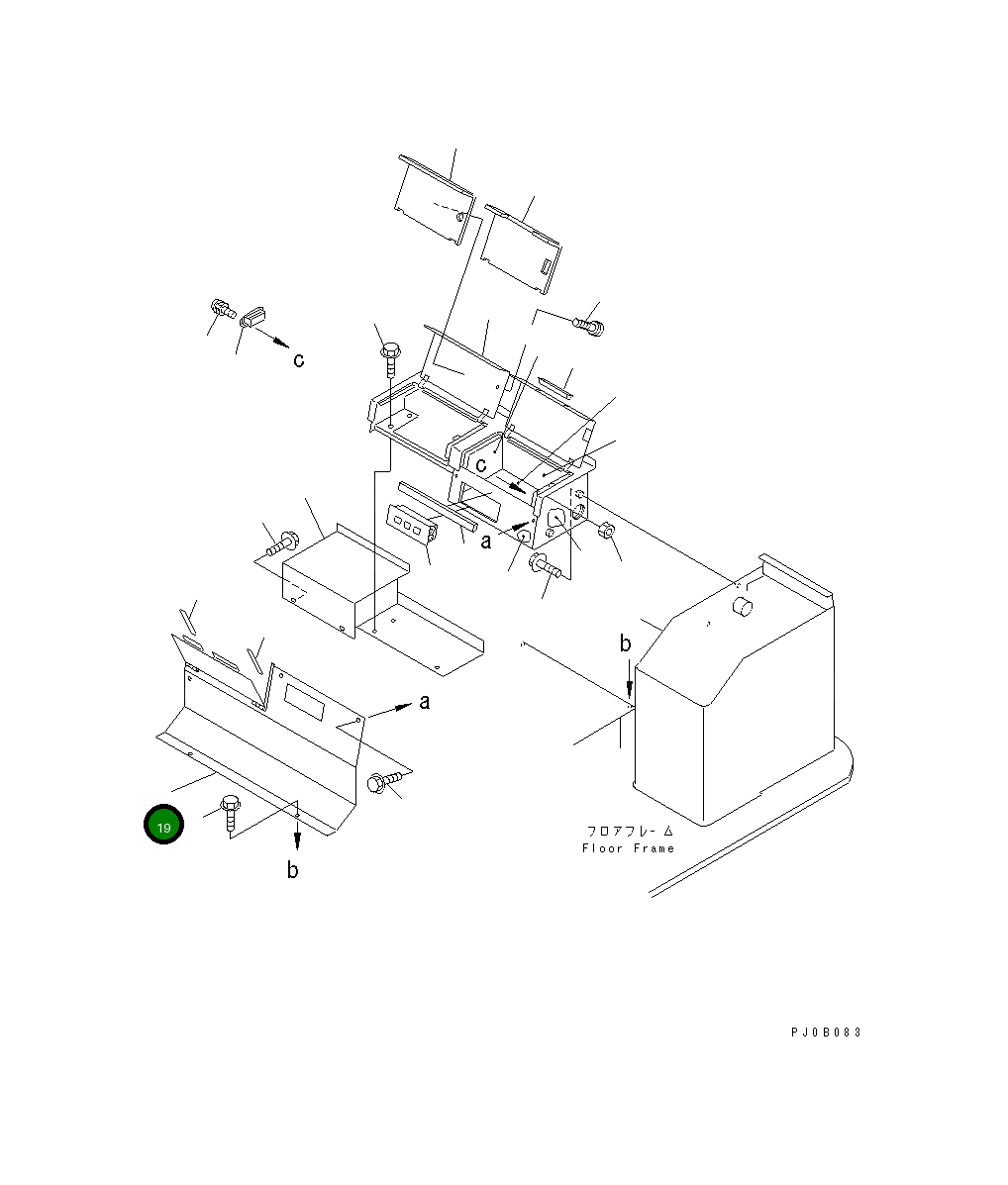 Крышка 415-54-22310 Komatsu