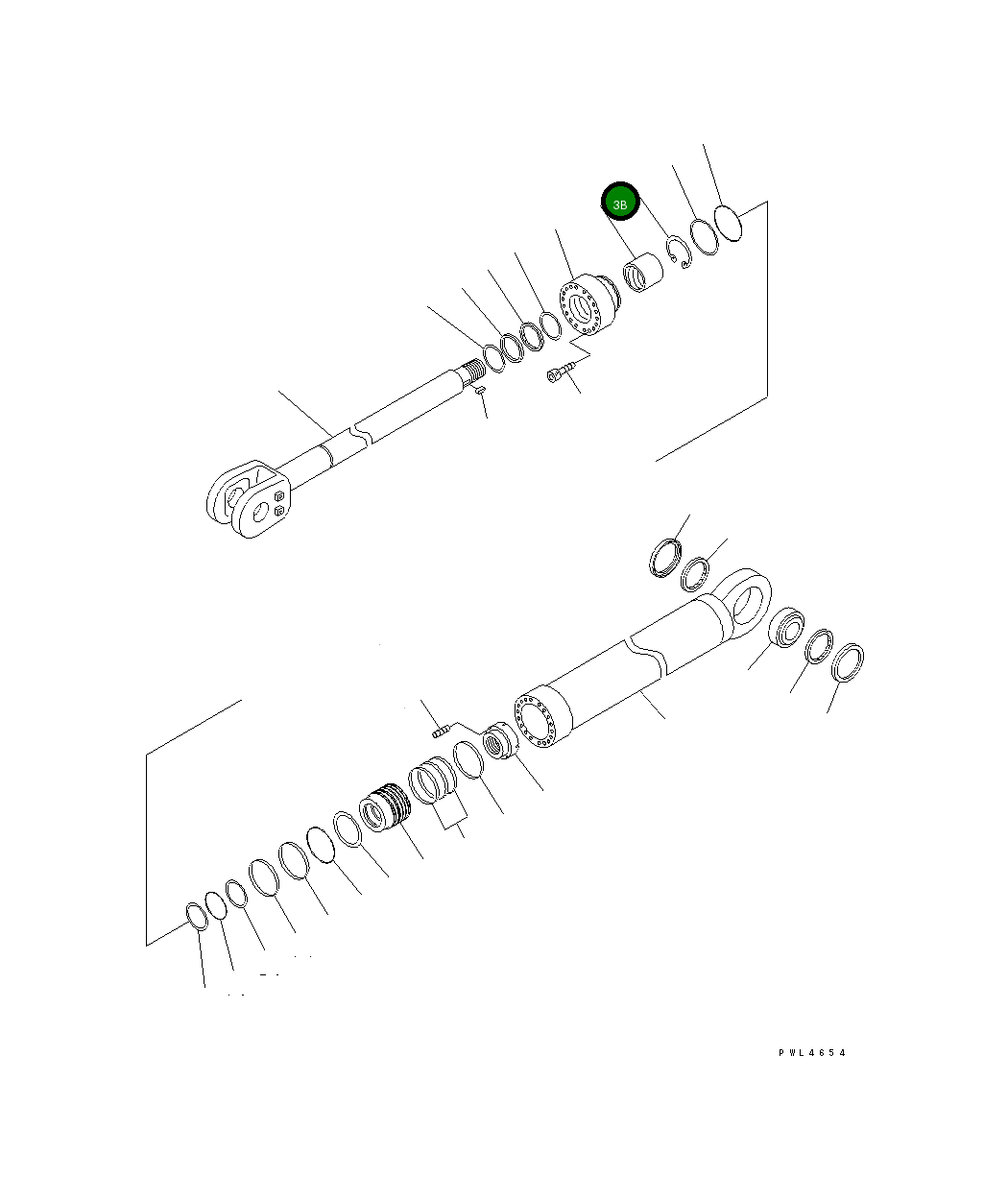 Кольцо DM34271799  Komatsu