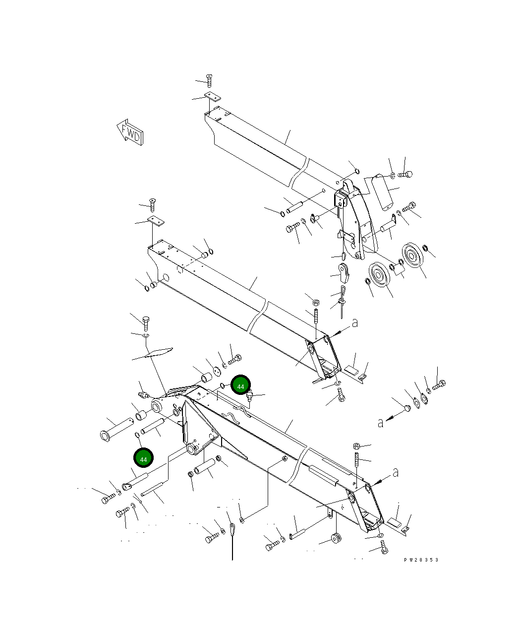 Кольцо MH21911-03002 Komatsu