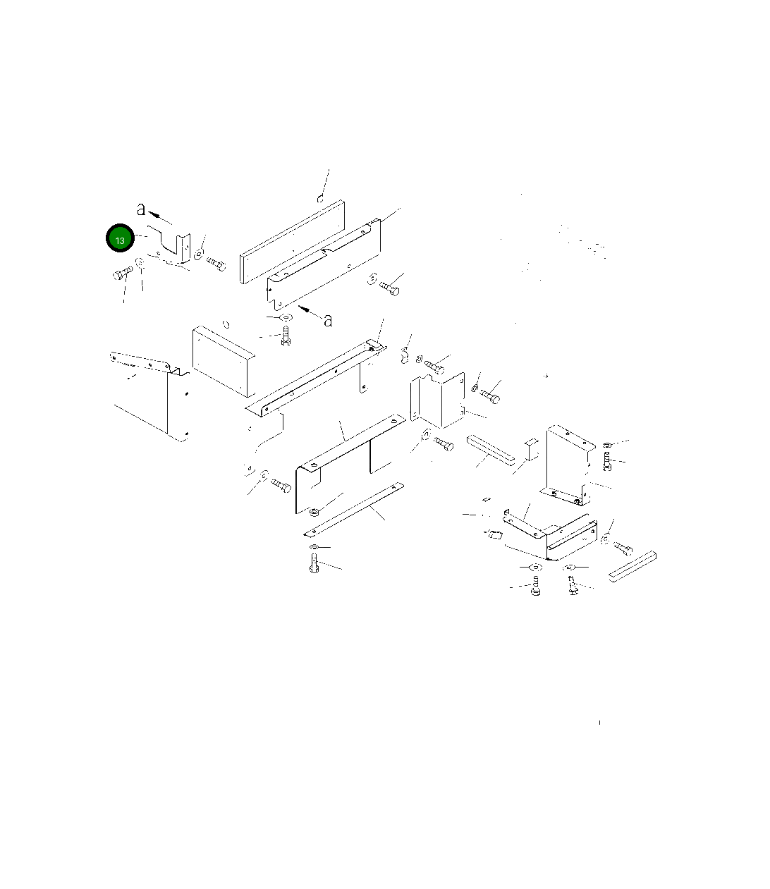 Крышка 208-54-22351  Komatsu