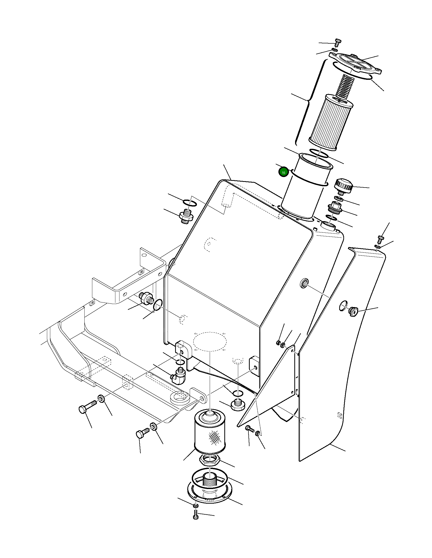 Кольцо уплотнительное (O-Ring) 22E-60-11230 Komatsu