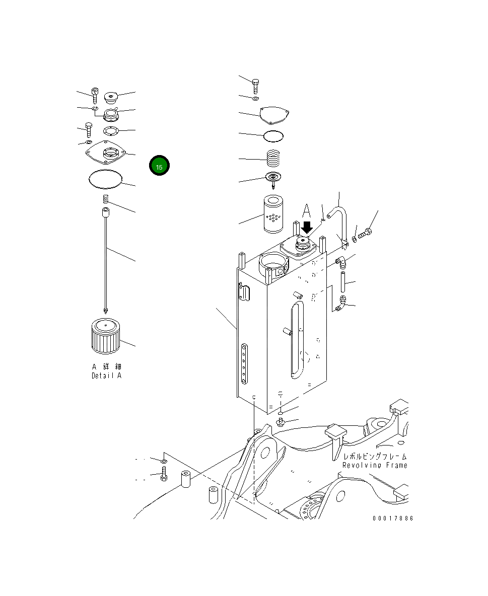 Крышка 22B-60-11152  Komatsu