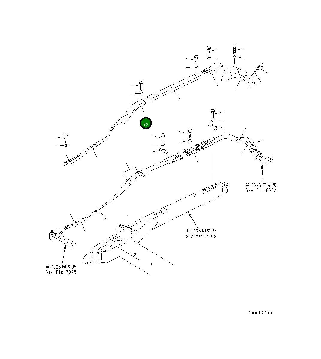 Крышка 154-922-3320 Komatsu