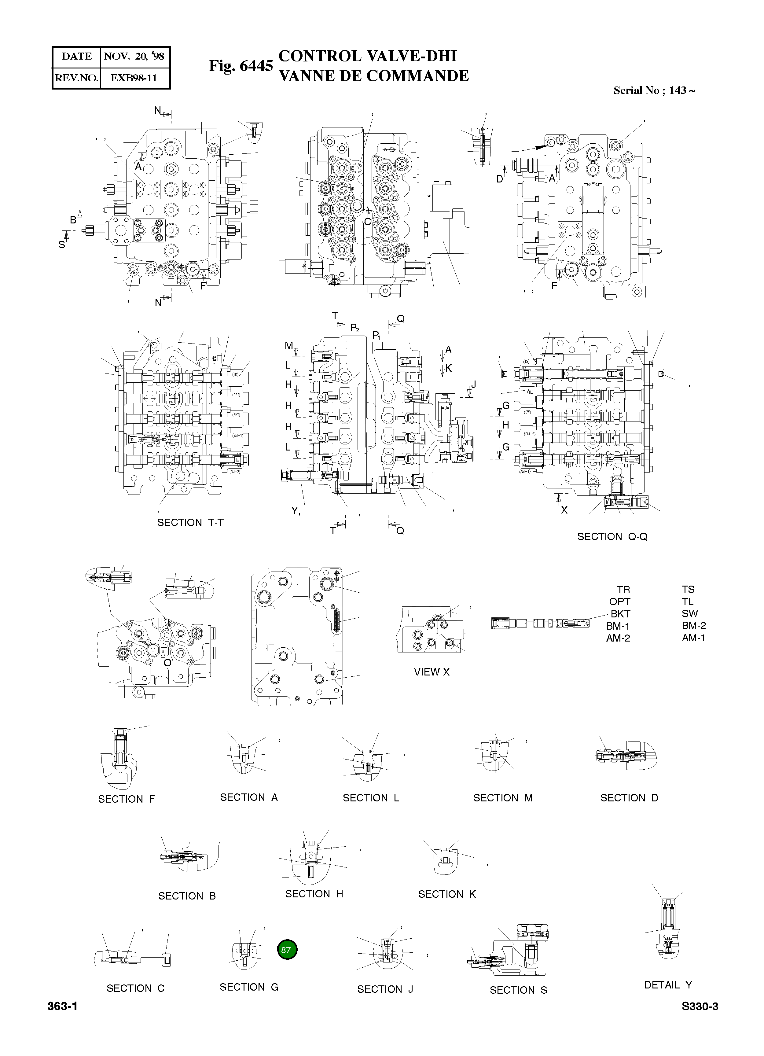 Кольцо уплотнительное (O-Ring) 2180-1217D55 Komatsu