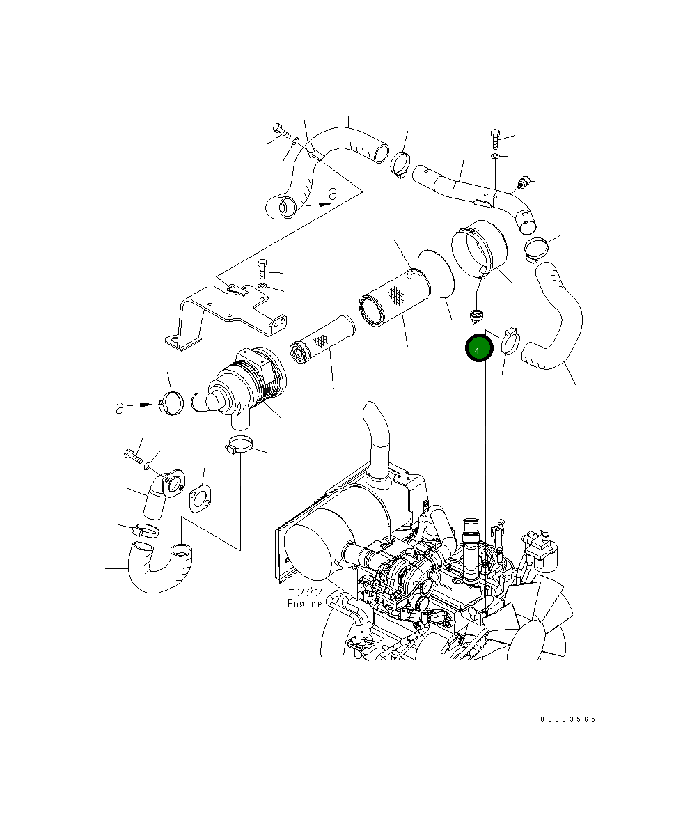 Кольцо уплотнительное (O-Ring) 600-184-1170 Komatsu