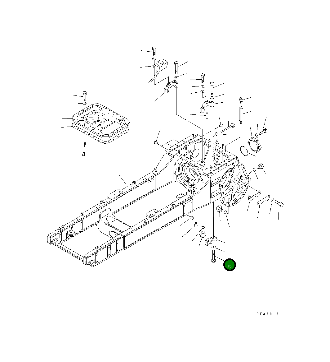 Болт 01010-52280 Komatsu