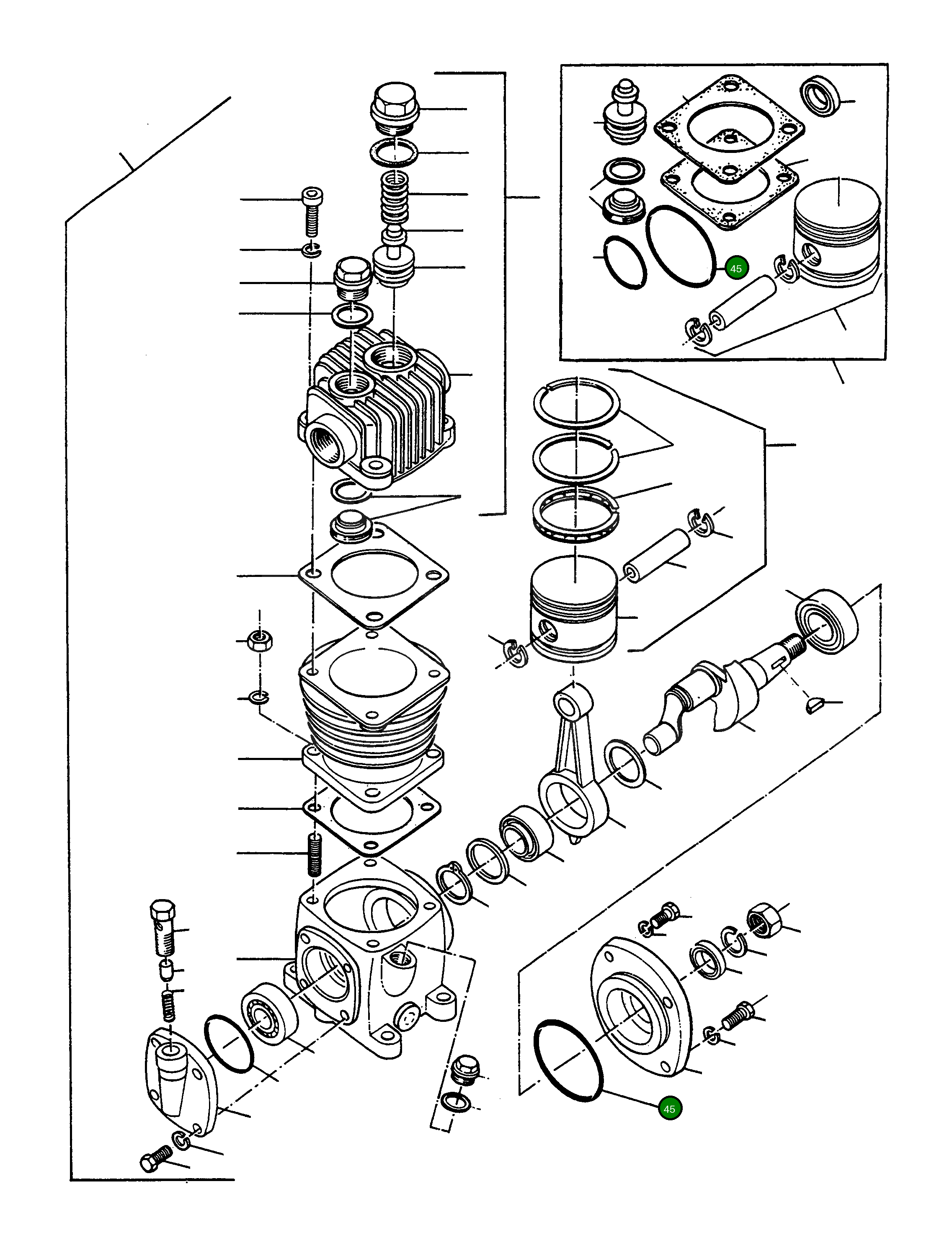 Кольцо уплотнительное (O-Ring) 2964982M1 Komatsu